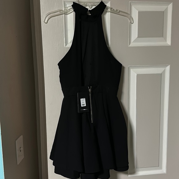 Fashion Nova | Dresses | Fashion Nova Aspen Fit And Flare Mini Dress Black  Size Small | Poshmark